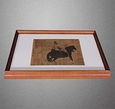 商水书画装裱配框服务案例